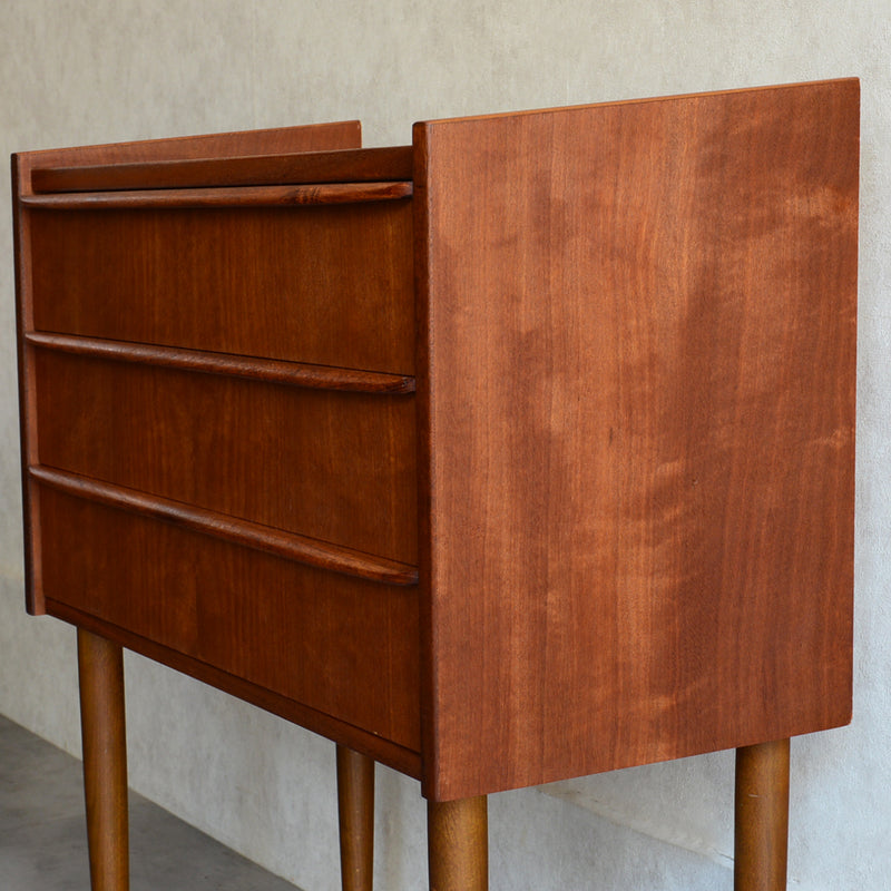 デンマーク　ヴィンテージ チークチェスト6-1(3段) (ウッドオイル仕上）