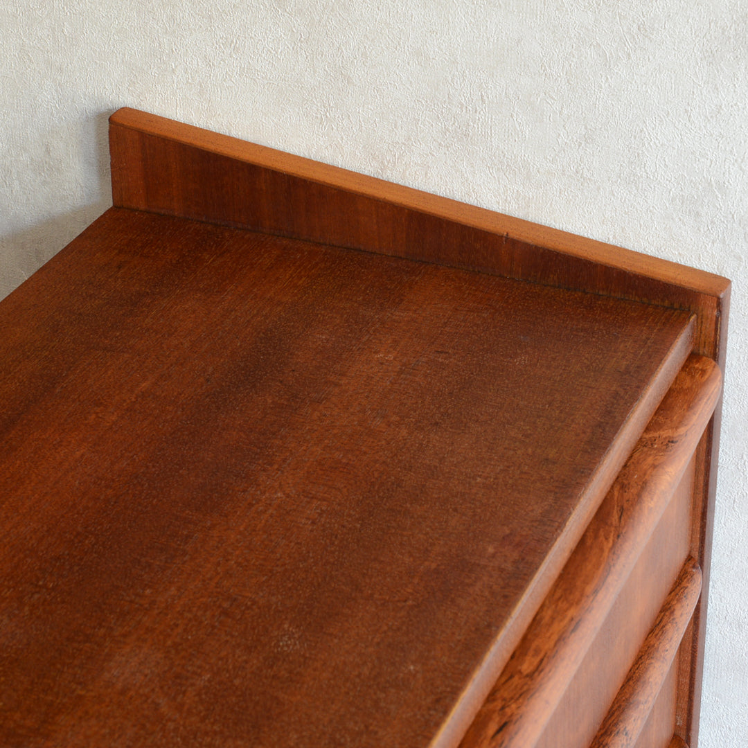 デンマーク　ヴィンテージ チークチェスト6-1(3段) (ウッドオイル仕上）