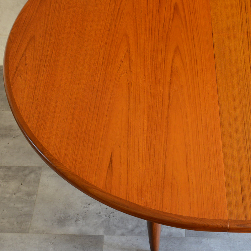 G-PLAN ジープラン　エクステンション ラウンドテーブル73 （天板剥離再塗装済）