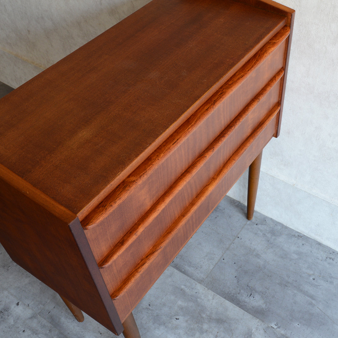 デンマーク　ヴィンテージ チークチェスト6-1(3段) (ウッドオイル仕上）