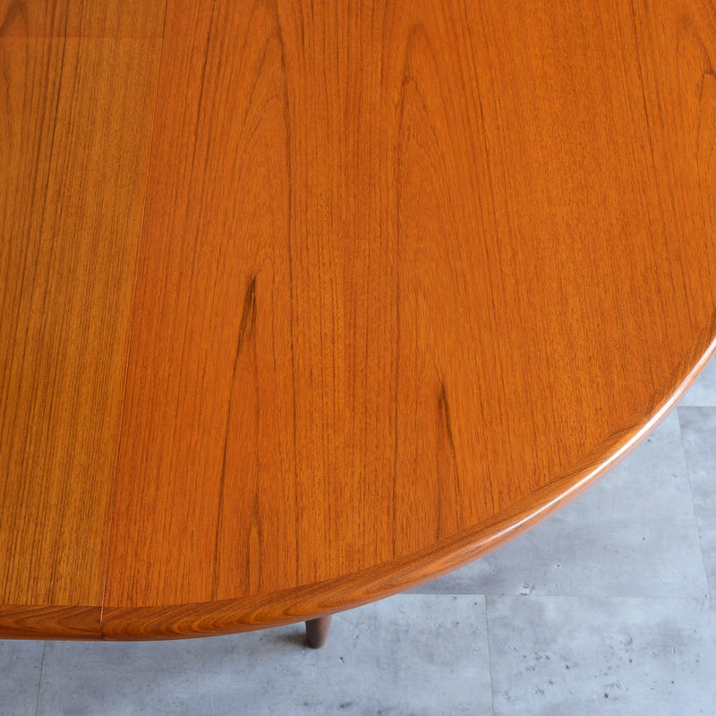 G-PLAN ジープラン　エクステンション ラウンドテーブル73 （天板剥離再塗装済）