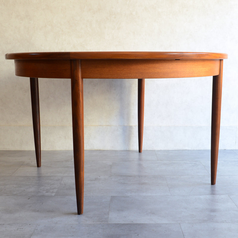 G-PLAN ジープラン　エクステンション ラウンドテーブル73 （天板剥離再塗装済）