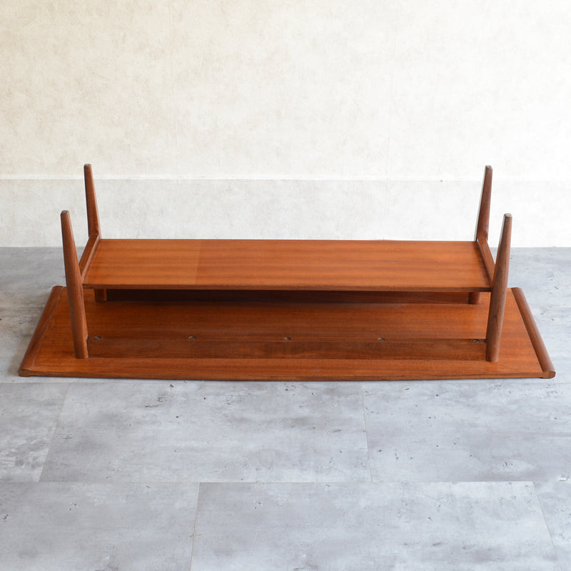 Myer メイヤー　チークローテーブル　w1