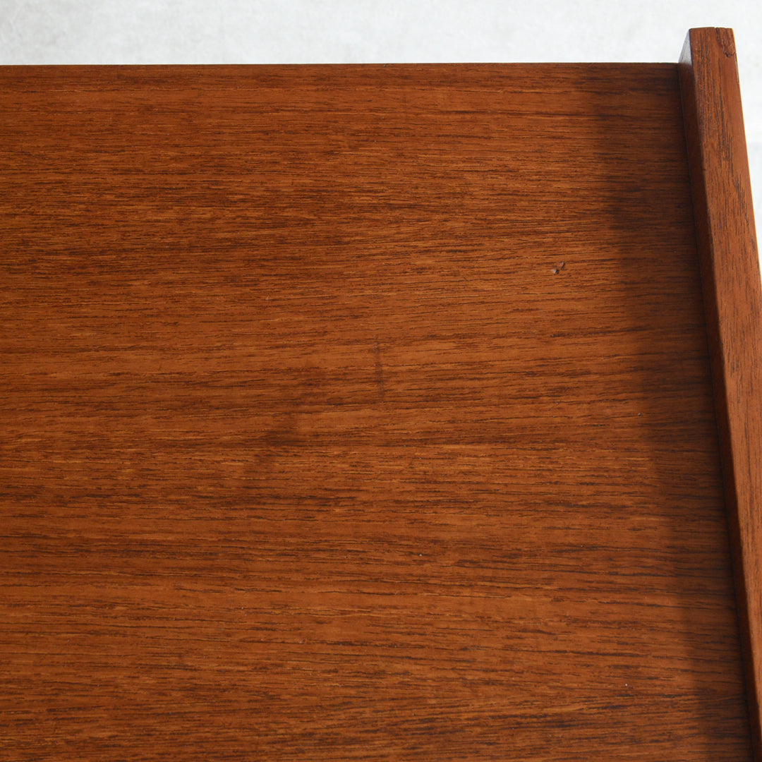 デンマーク チークチェスト(2段）6-6 (ウッドオイル仕上）