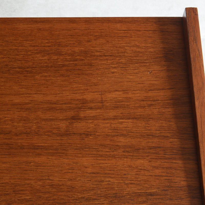 デンマーク チークチェスト(2段）6-6 (ウッドオイル仕上）