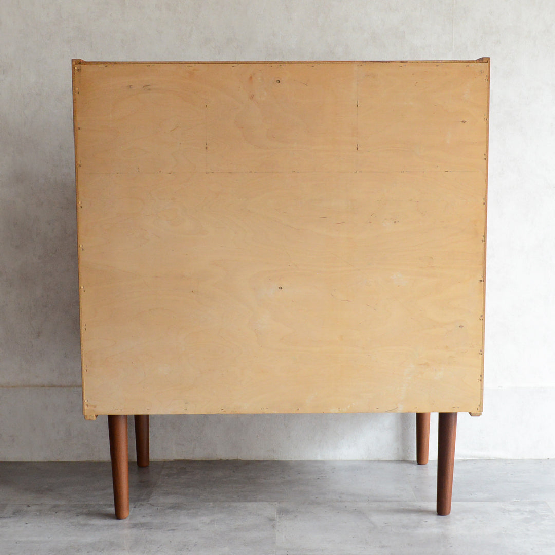 A様見学予約商品デンマークヴィンテージ　チークビューロー3-32(ミラー付き)