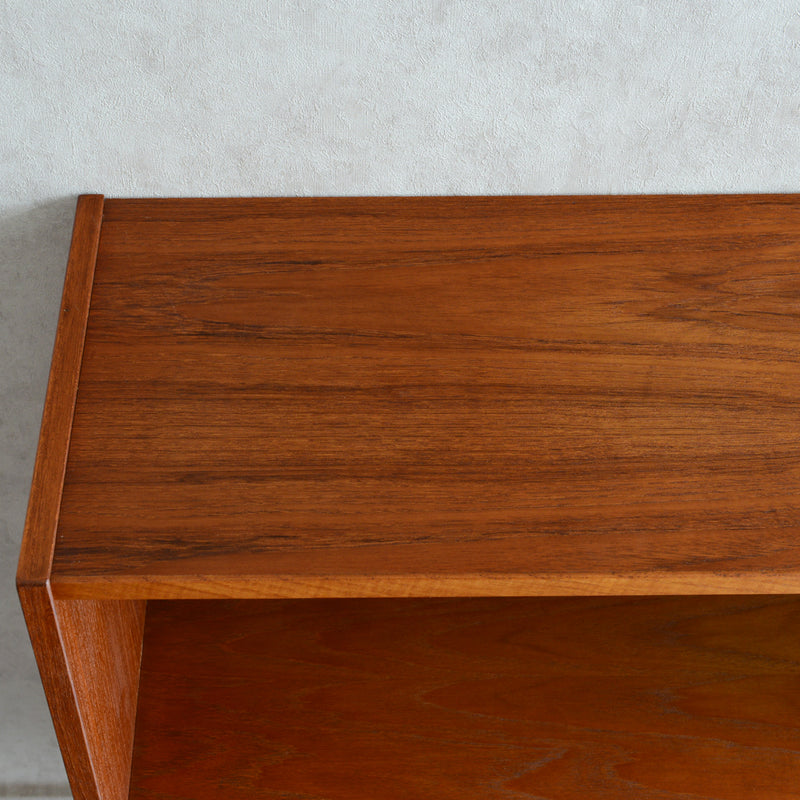 デンマーク ヴィンテージシェルフ 5-6 木扉付(ウッドオイル仕上げ）