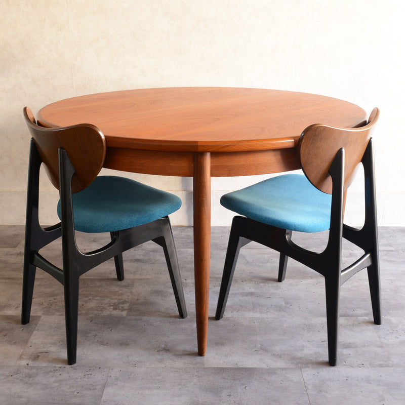 Ｆ様見学予約商品 G-PLAN ジープラン　エクステンション ラウンドテーブル72 （天板剥離再塗装済）