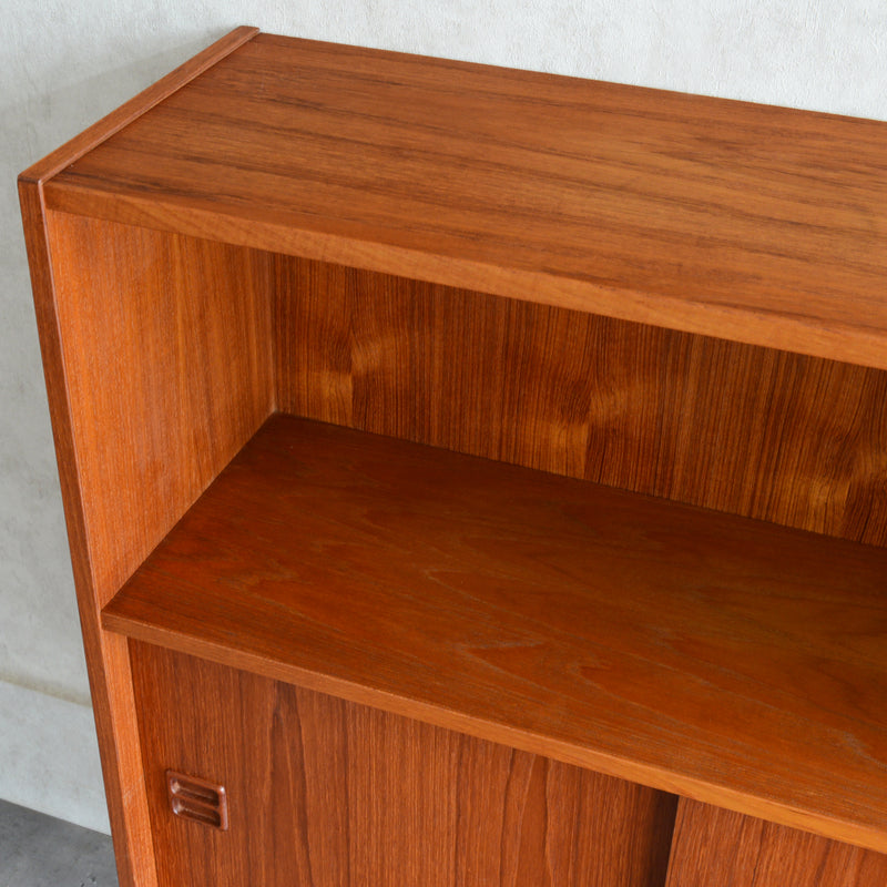 デンマーク ヴィンテージシェルフ 5-6 木扉付(ウッドオイル仕上げ）