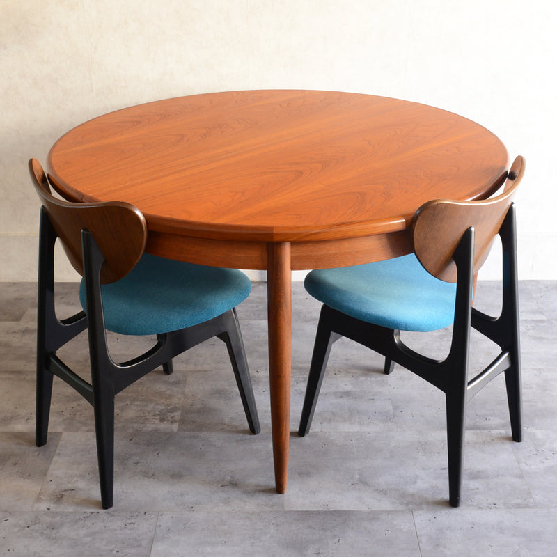 Ｆ様見学予約商品 G-PLAN ジープラン　エクステンション ラウンドテーブル72 （天板剥離再塗装済）