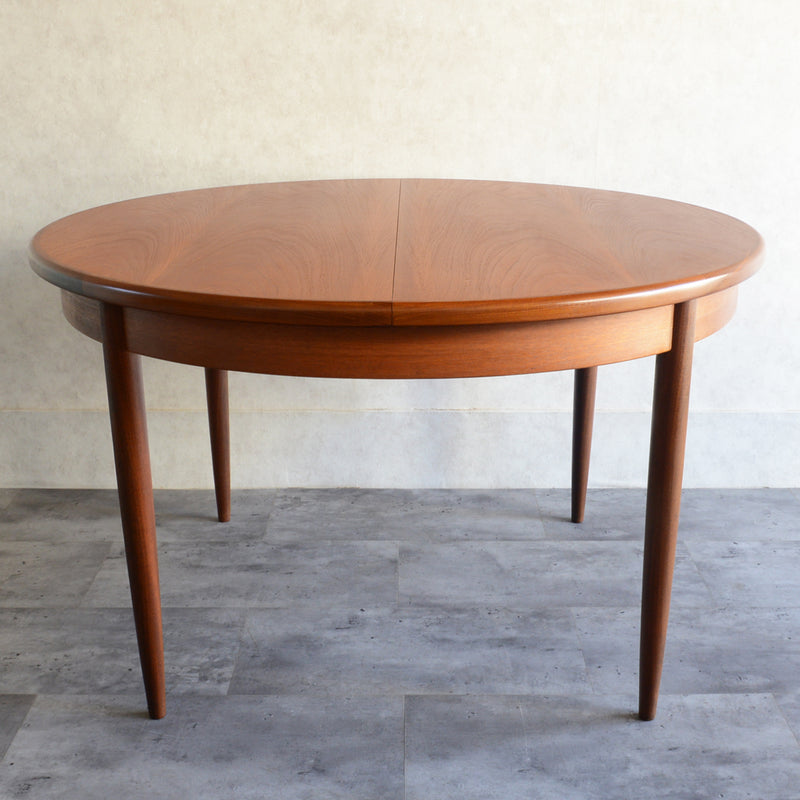 Ｆ様見学予約商品 G-PLAN ジープラン　エクステンション ラウンドテーブル72 （天板剥離再塗装済）