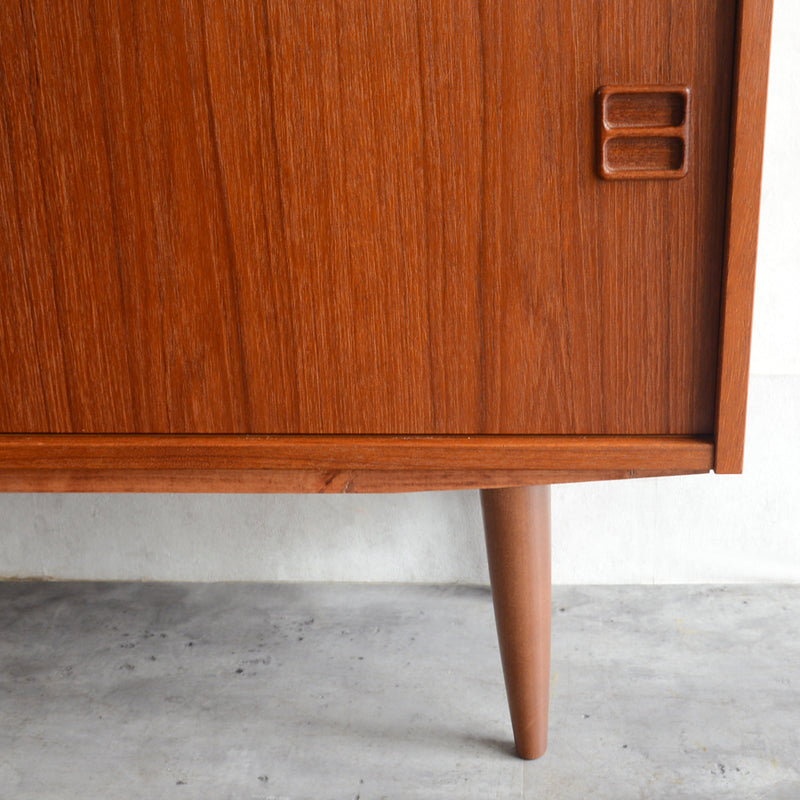 デンマーク ヴィンテージシェルフ 5-6 木扉付(ウッドオイル仕上げ）