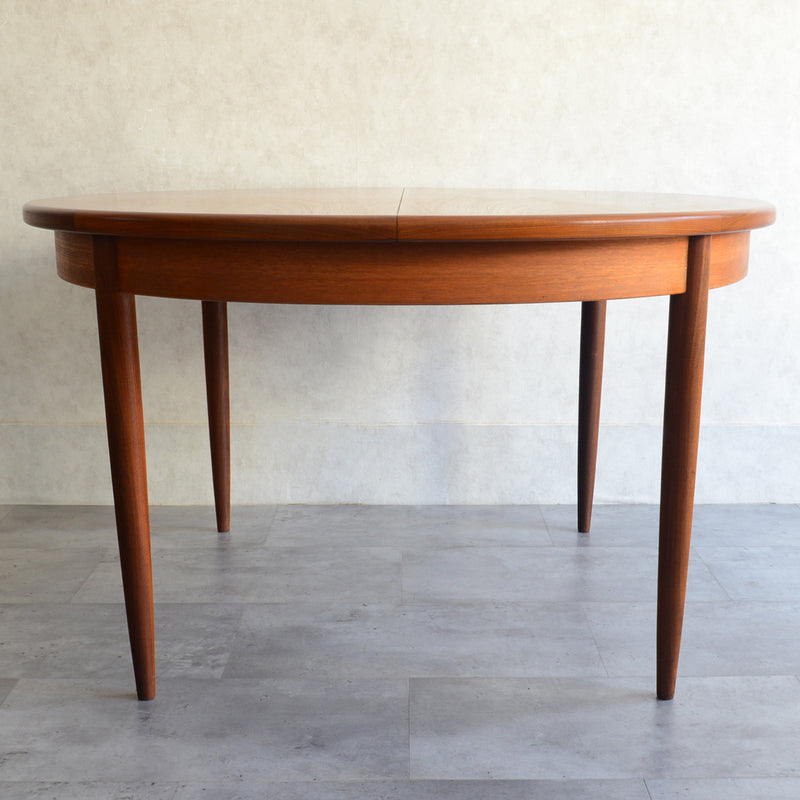 Ｆ様見学予約商品 G-PLAN ジープラン　エクステンション ラウンドテーブル72 （天板剥離再塗装済）