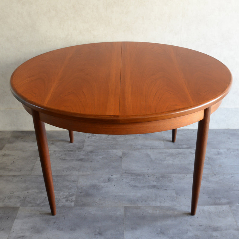 Ｆ様見学予約商品 G-PLAN ジープラン　エクステンション ラウンドテーブル72 （天板剥離再塗装済）