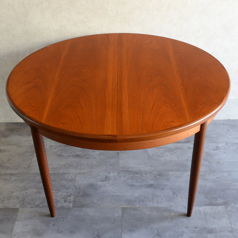 Ｆ様見学予約商品 G-PLAN ジープラン　エクステンション ラウンドテーブル72 （天板剥離再塗装済）