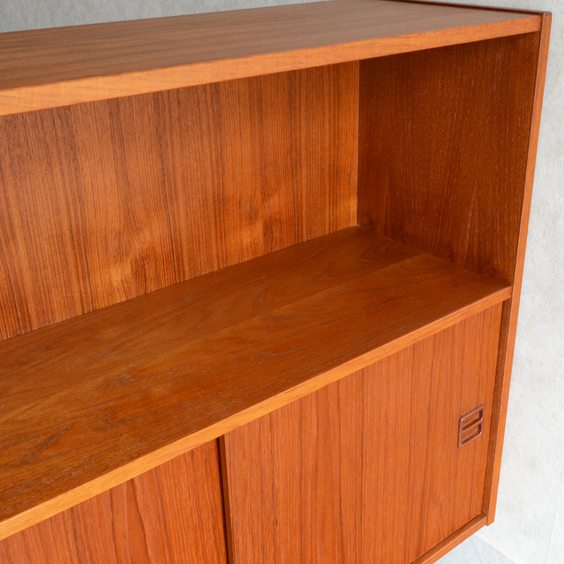 デンマーク ヴィンテージシェルフ 5-6 木扉付(ウッドオイル仕上げ）