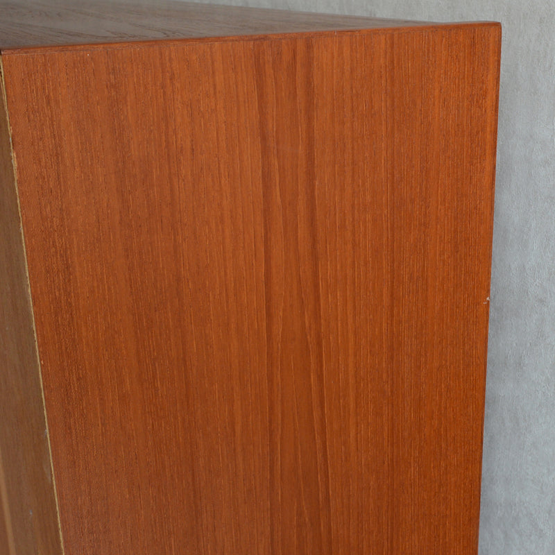 デンマーク ヴィンテージシェルフ 5-6 木扉付(ウッドオイル仕上げ）