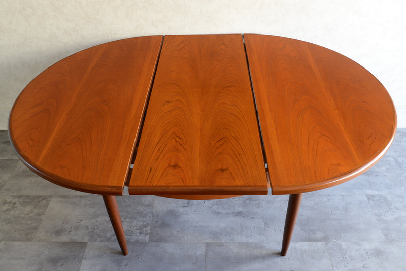 Ｆ様見学予約商品 G-PLAN ジープラン　エクステンション ラウンドテーブル72 （天板剥離再塗装済）