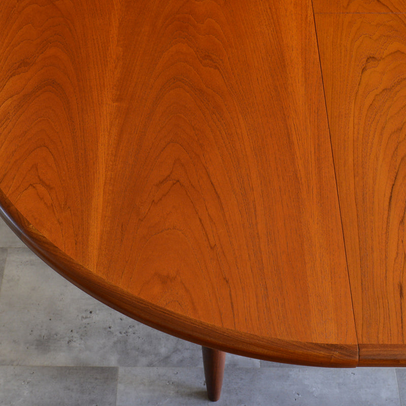 Ｆ様見学予約商品 G-PLAN ジープラン　エクステンション ラウンドテーブル72 （天板剥離再塗装済）