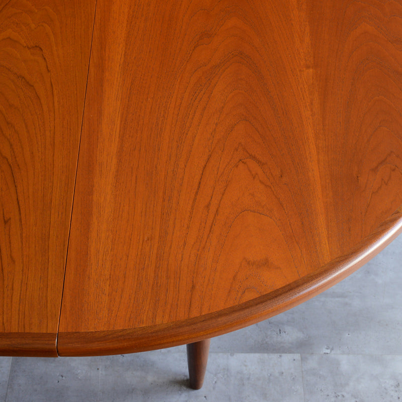 Ｆ様見学予約商品 G-PLAN ジープラン　エクステンション ラウンドテーブル72 （天板剥離再塗装済）