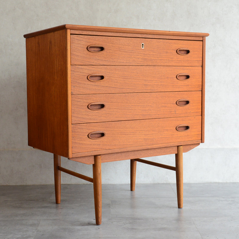 デンマークヴィンテージ  チークチェスト 3-34(4段）