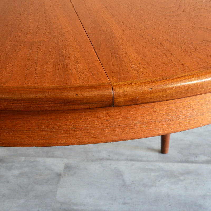 Ｆ様見学予約商品 G-PLAN ジープラン　エクステンション ラウンドテーブル72 （天板剥離再塗装済）