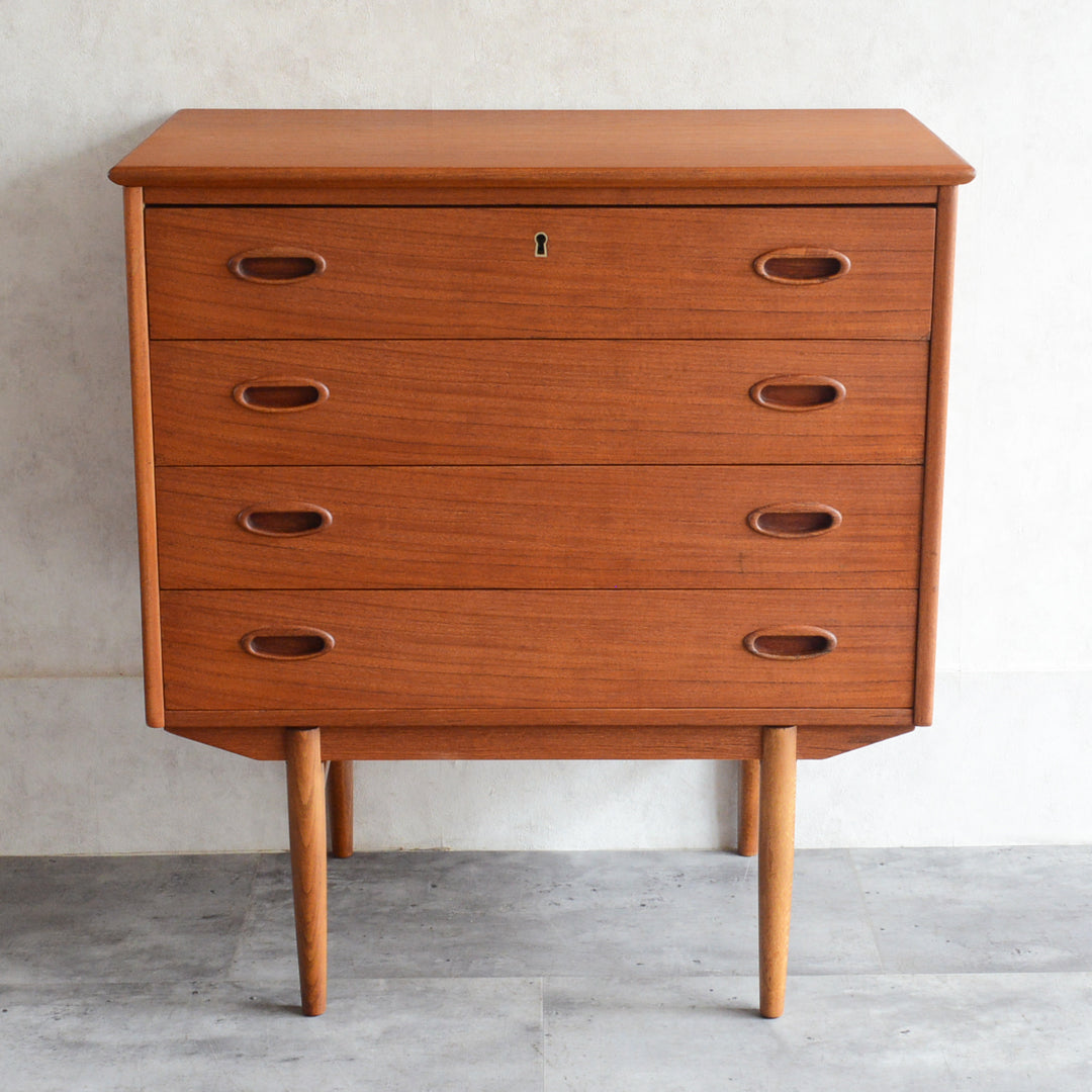 デンマークヴィンテージ  チークチェスト 3-34(4段）