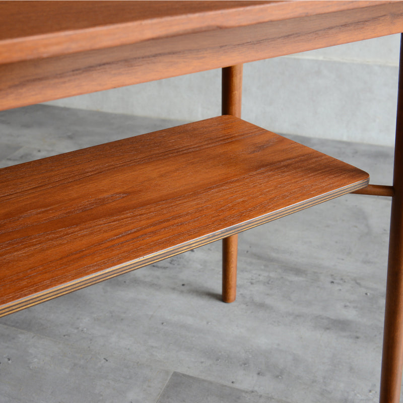 デンマーク ヴィンテージ　棚付サイドテーブル 5-2（ウッドオイル仕上）