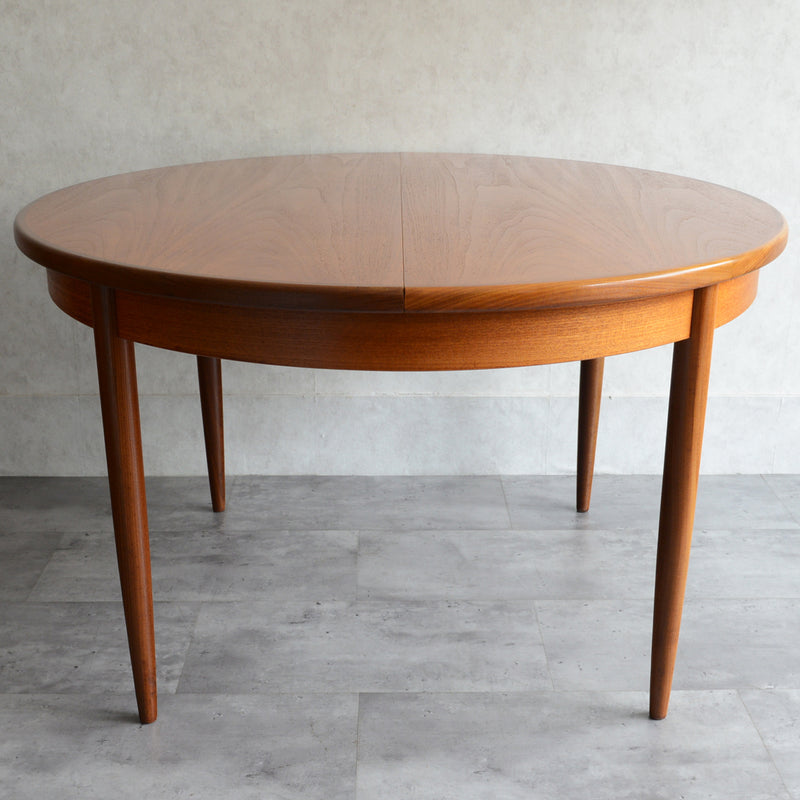 G-PLAN ジープラン　エクステンション ラウンドテーブル　62 （天板剥離再塗装済）