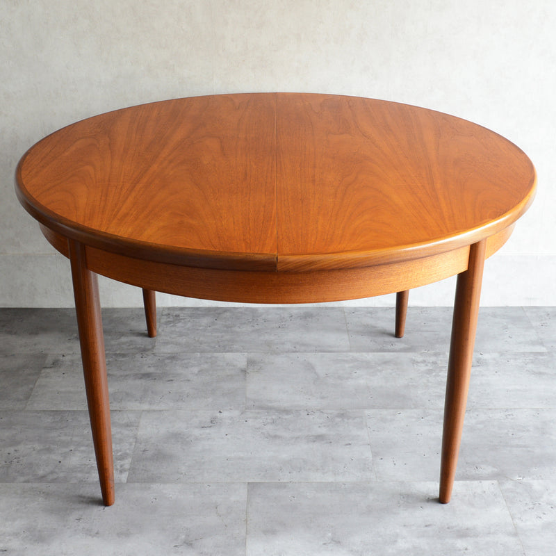 G-PLAN ジープラン　エクステンション ラウンドテーブル　62 （天板剥離再塗装済）