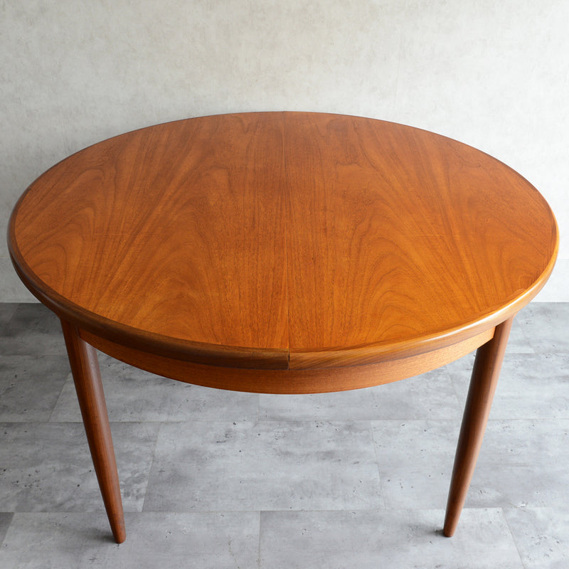 G-PLAN ジープラン　エクステンション ラウンドテーブル　62 （天板剥離再塗装済）