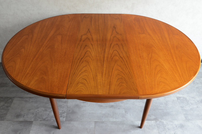 G-PLAN ジープラン　エクステンション ラウンドテーブル　62 （天板剥離再塗装済）