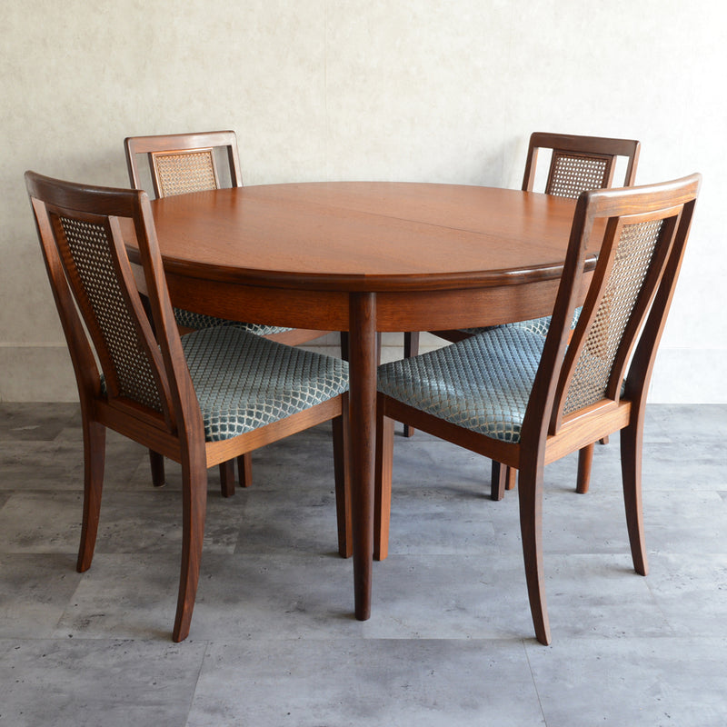 G-PLAN ジープラン　エクステンション ラウンドテーブル67（天板剥離再塗装済）