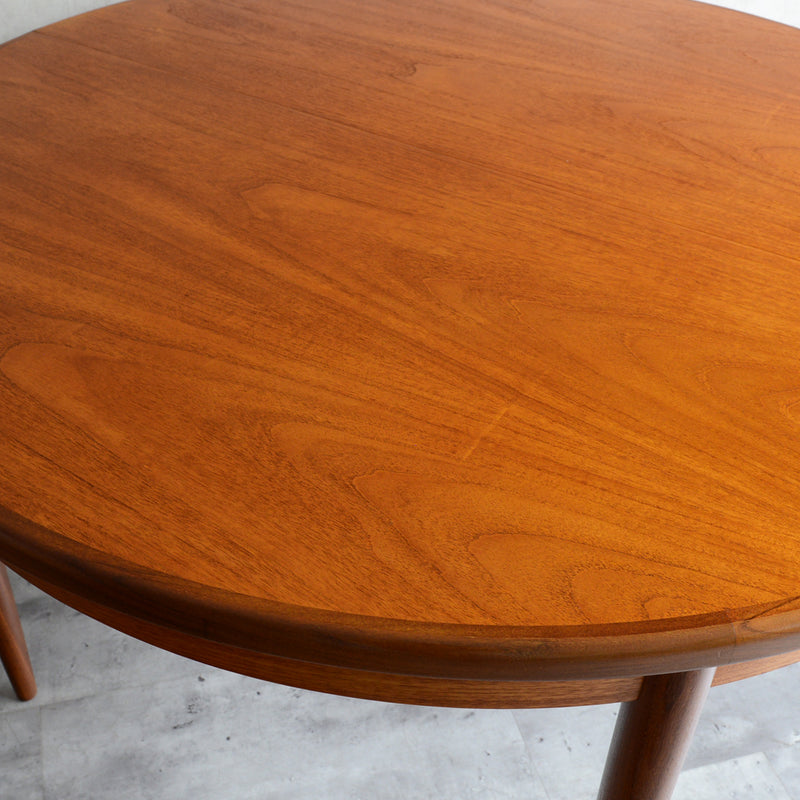 G-PLAN ジープラン　エクステンション ラウンドテーブル　62 （天板剥離再塗装済）