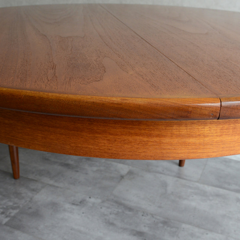 G-PLAN ジープラン　エクステンション ラウンドテーブル　62 （天板剥離再塗装済）