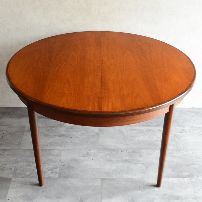 G-PLAN ジープラン　エクステンション ラウンドテーブル67（天板剥離再塗装済）