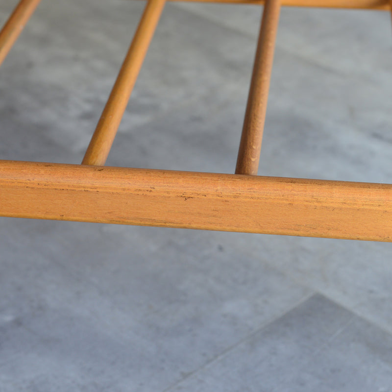 60S チーク ローテーブル 17 ラダー棚付(天板剥離再塗装済)