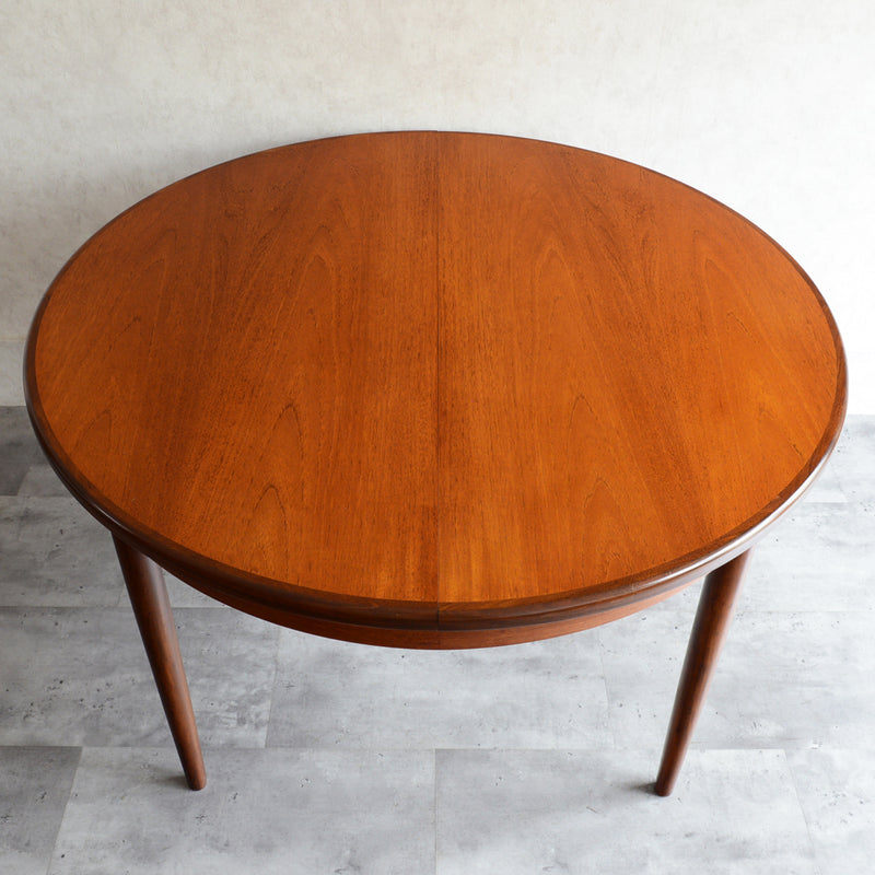 G-PLAN ジープラン　エクステンション ラウンドテーブル67（天板剥離再塗装済）