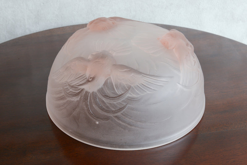 ヴィンテージ ハチドリ　ガラスボール