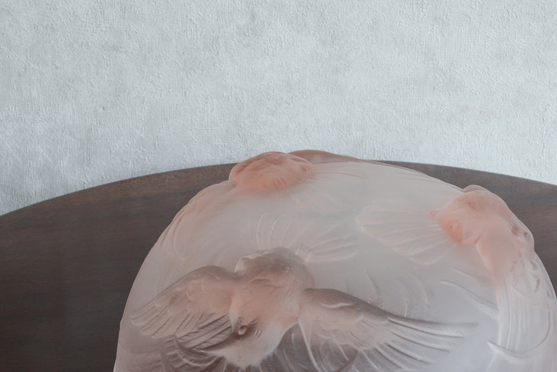 ヴィンテージ ハチドリ　ガラスボール