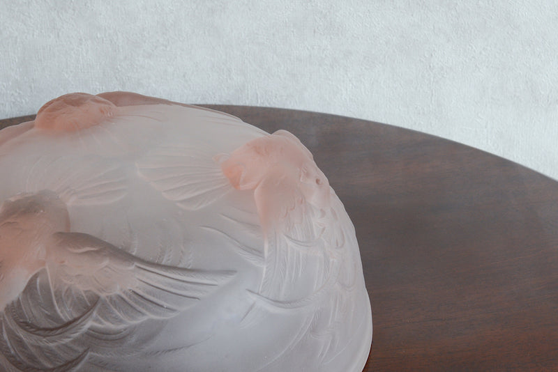 ヴィンテージ ハチドリ　ガラスボール