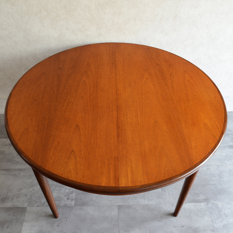 G-PLAN ジープラン　エクステンション ラウンドテーブル67（天板剥離再塗装済）