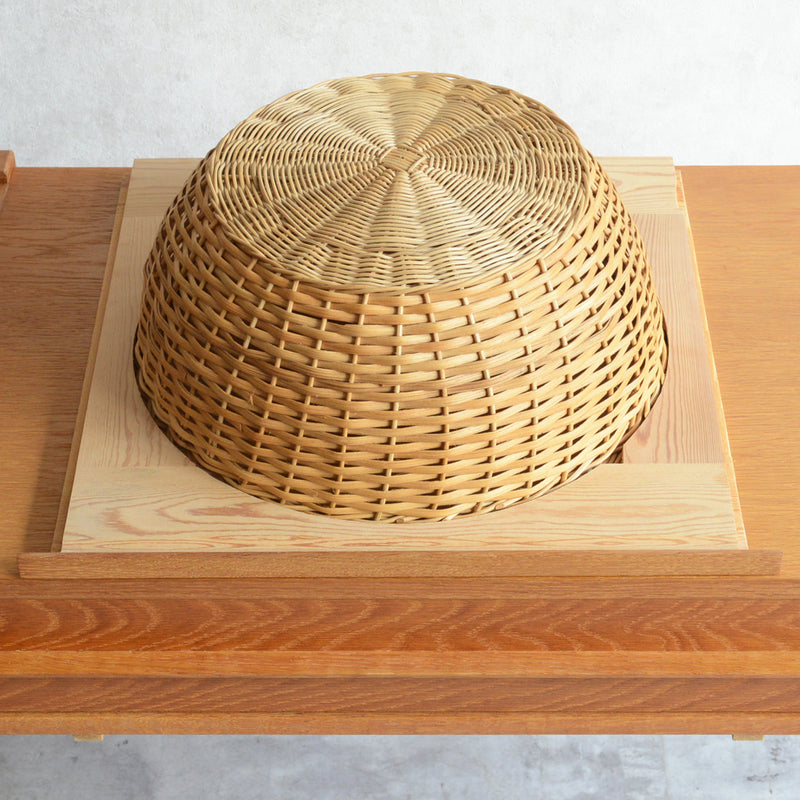 デンマークヴィンテージ  オークソーイングテーブル3-35