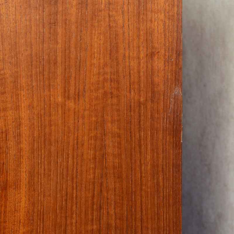 デンマークヴィンテージ  チーク４段チェスト 5-3(ウッドオイル仕上）鍵付