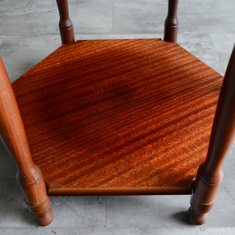 クラシック ガラストップ サイドテーブル06