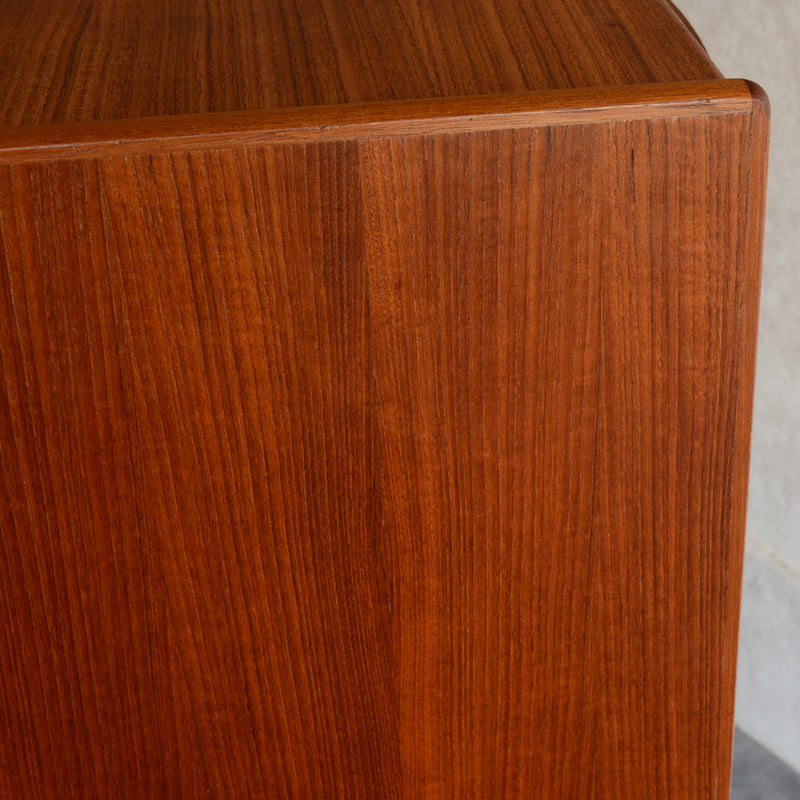 デンマークヴィンテージ  チーク４段チェスト 5-3(ウッドオイル仕上）鍵付