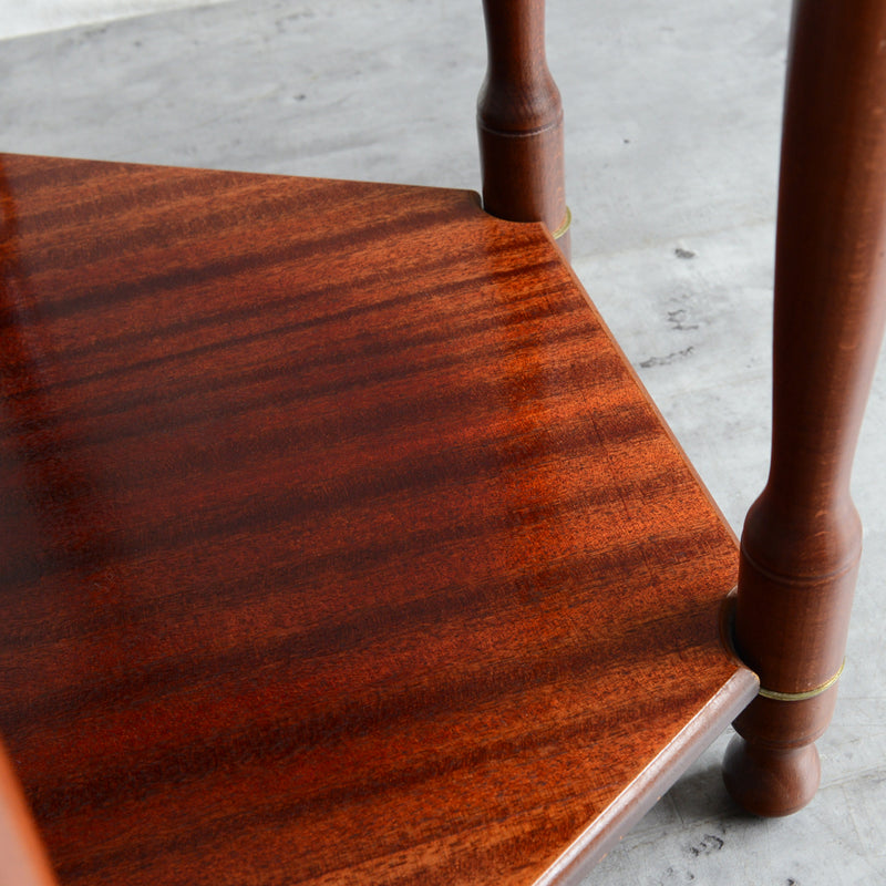 クラシック ガラストップ サイドテーブル06