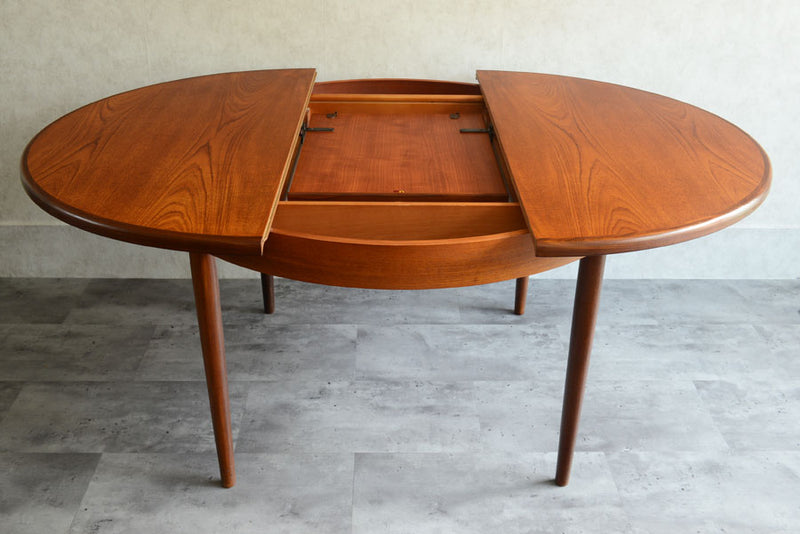 H様ご予約品G-PLAN　ジープラン　エクステンションラウンドダイニングテーブル52