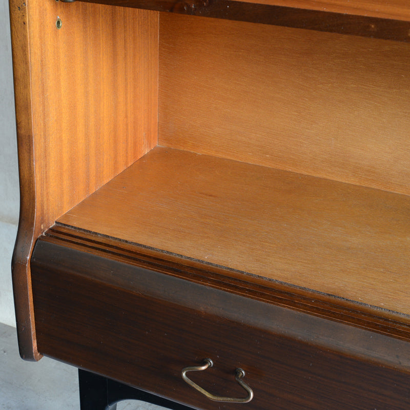 I様見学予約商品  Jentique  ジェンティーク　ガラスキャビネット 29 (天板剥離再塗装）