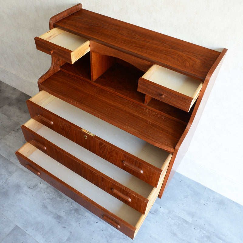 デンマークヴィンテージ　 ビューロー01(ミラー付き)